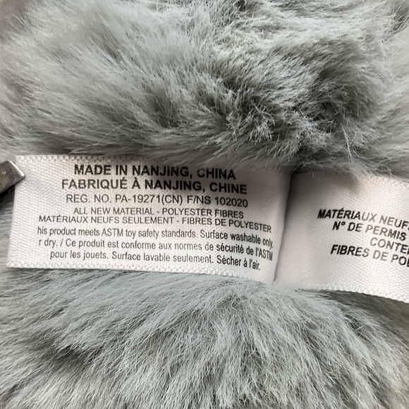 Worlds Softest Plush Gray Dog Stuffed Animal Toy Beverly Hills Teddy Bear Co - Picture 10 of 15